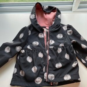 Cat & Jack Polka Dotted Lightweight Jacket